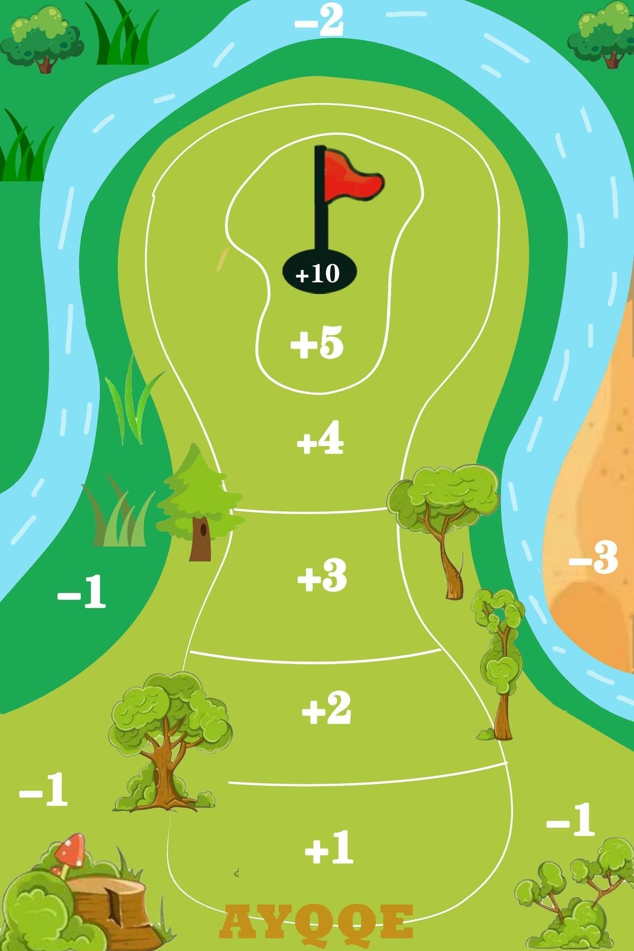 GolfSet™ – Spelmatta för Golf