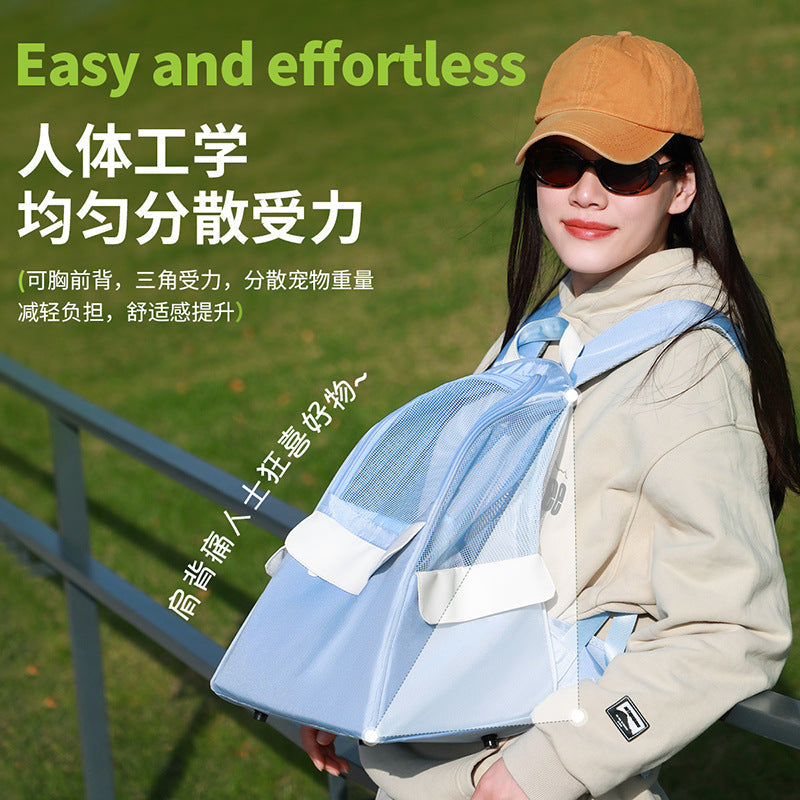 PetVagn™ – Kannettava lemmikkirattaat olkahihnalla