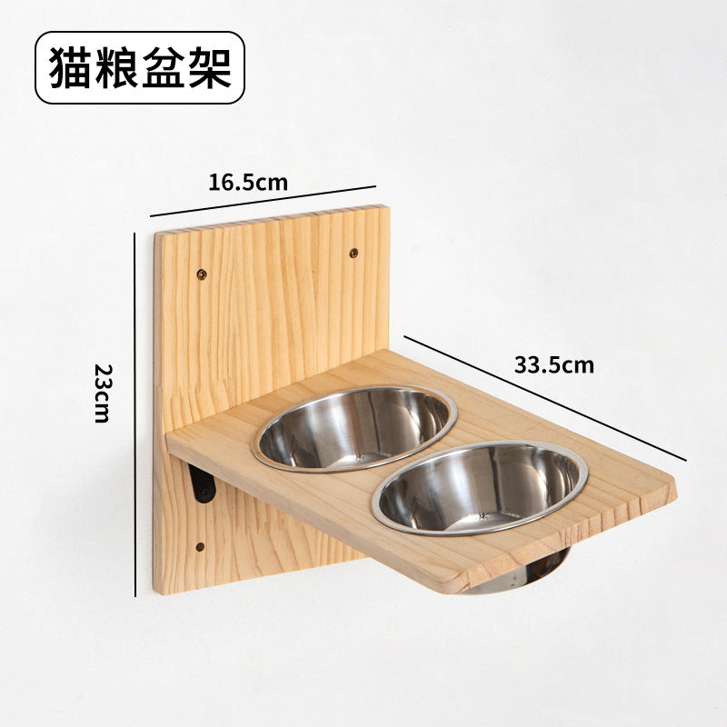 Väggmonterad Klätterställning™ – Kattställning i Massivt Trä