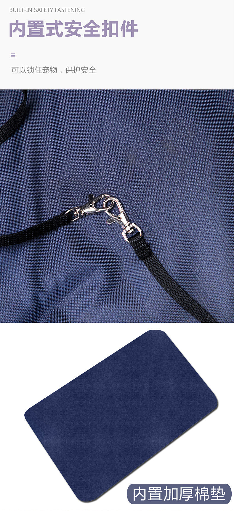 Hund- & kattvagn hopfällbar