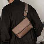 Checkered Tiger Bag™ – Stilig herreveske i Oxford-materiale