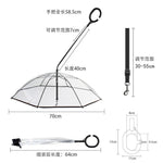 Transparent Djurparaply™ – Justerbart Regnskydd