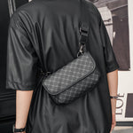 Checkered Tiger Bag™ – Stilig herreveske i Oxford-materiale