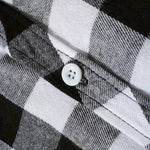 Rutig herrskjorta – långärmad borstad flanellskjorta