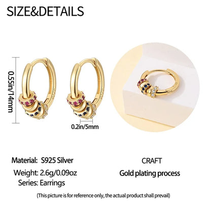 Eleganta örhängen – hoops med stjärnor, månar & pärlor