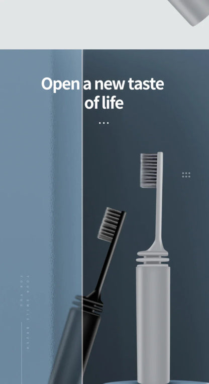 MiniTravelToothbrush™ – Kokoontaitettava hammasharja läpinäkyvässä muodossa