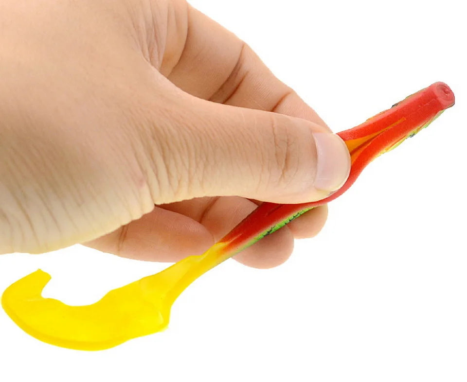 Swimbait – 12,5 cm T-tail mjukjigg för abborre & gädda