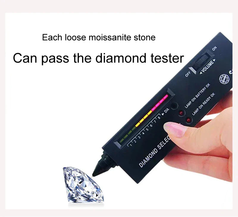 Halsband Cornelia (roséfärgat halsband med gnistrande sten 1–5 ct)