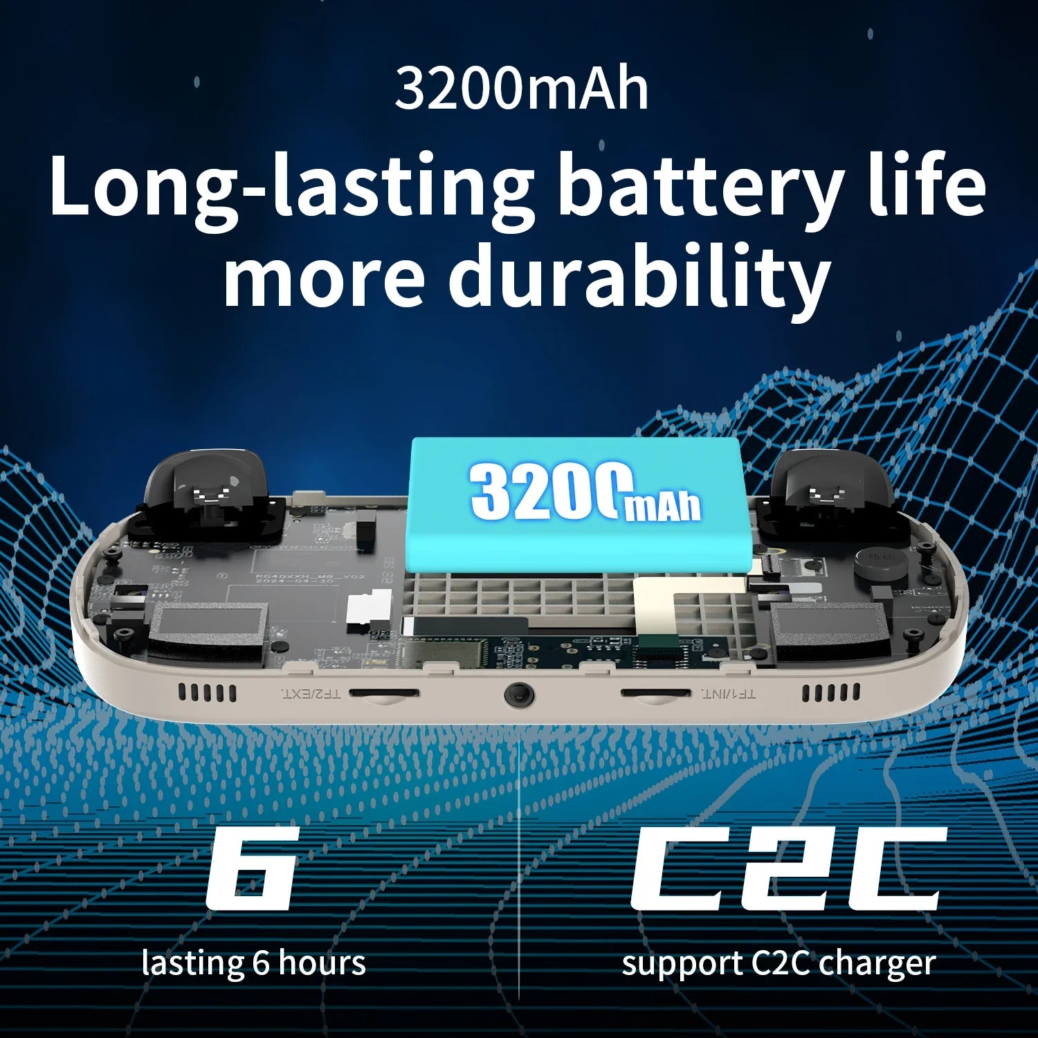 RetroSpel 40XXH – spelkonsol 4” IPS med RGB-ljus & 5K+ spel