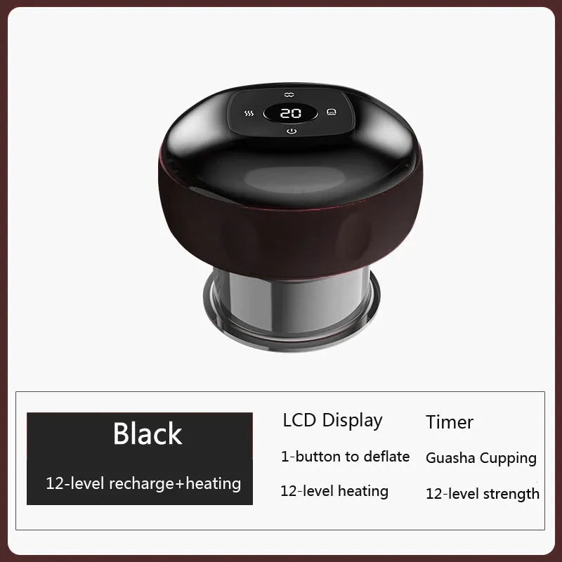 Sähköinen imukuppihierontalaite vartalolle ja kaulalle
