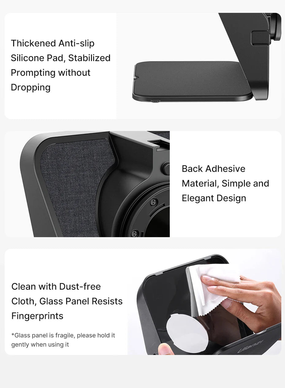 Universal Teleprompter för Kamera & Mobil - Bra när man skapar videos