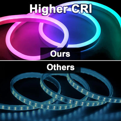 NeonGlow™ – RGB LED-slinga med Musikstyrning