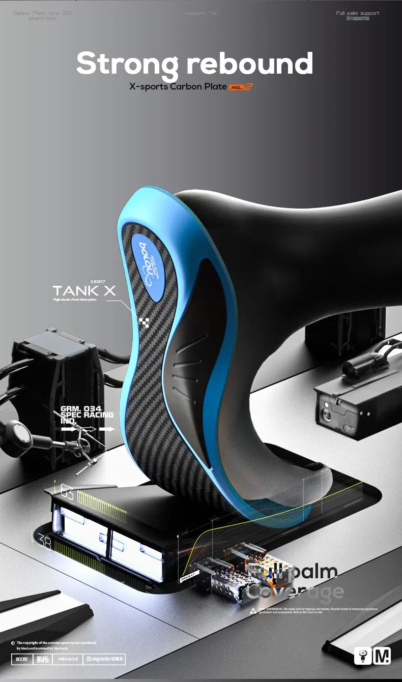 Trinn x – Innleggssåler i karbonfiber