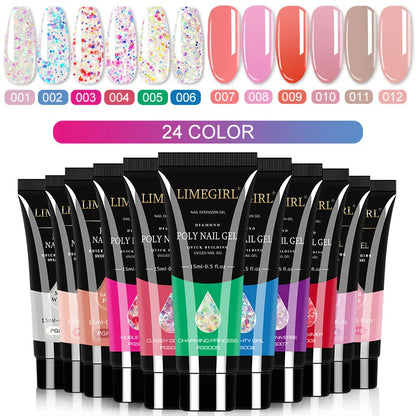 Poly Nail Gel Set – UV gel för nagelförlängning och manikyr