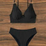 Bikini – push-up brasiliansk bikini med hög midja