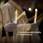 LED stearinljus med timer & fjärrkontroll – fladdrande låga