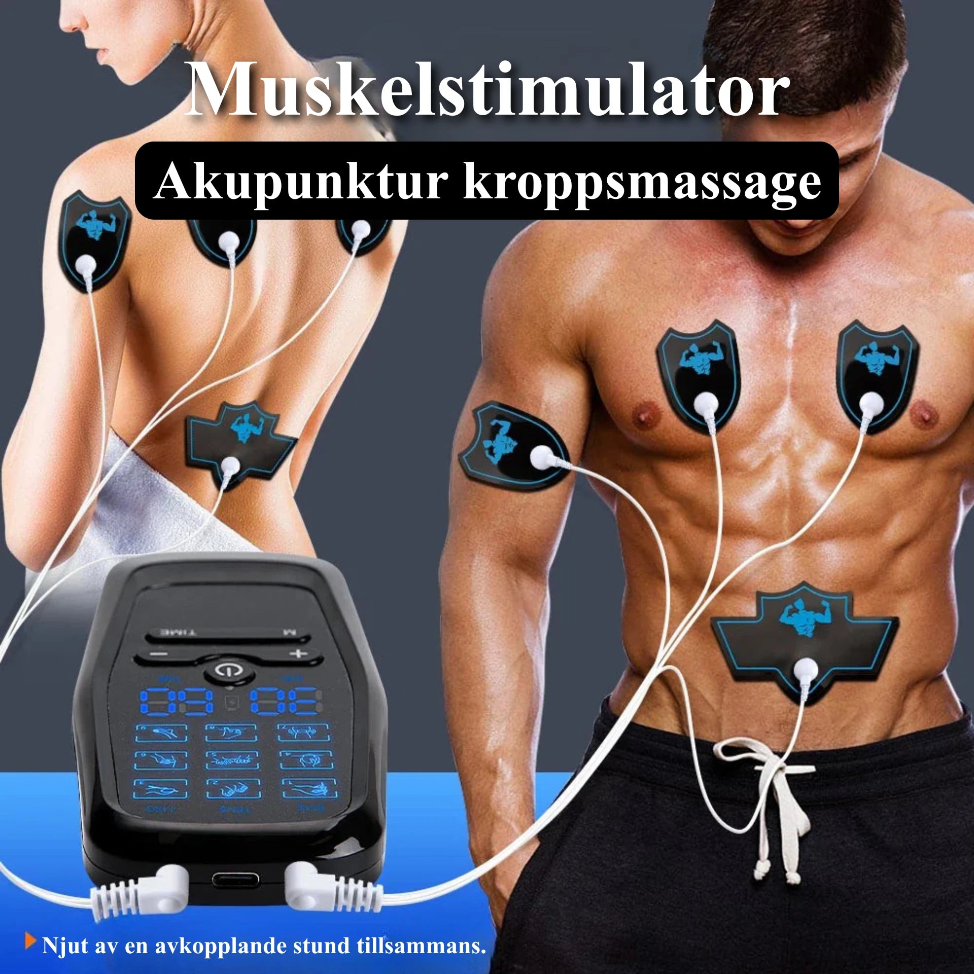 Elektrisk muskelstimulator & massageapparat