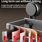 Badrumshylla med sugpropp – aluminium utan borrning