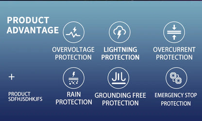 Portabel laddare elbil 3.5kW – EV laddkabel typ 1 & typ 2