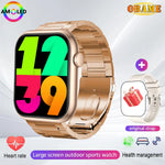 Smartklocka Nova (2,01” AMOLED – sport & hälsa, vattentät)