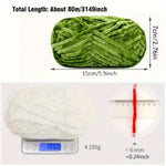 Mjuk sammetsgarn 100g – garn för mössor, halsdukar & kuddar