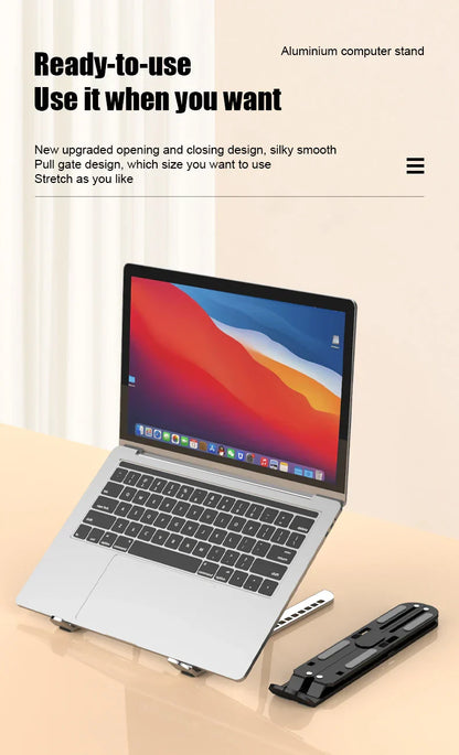 Justerbart Hopfällbart Laptopställ