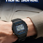 LED sportklocka herr – rektangulär digital display