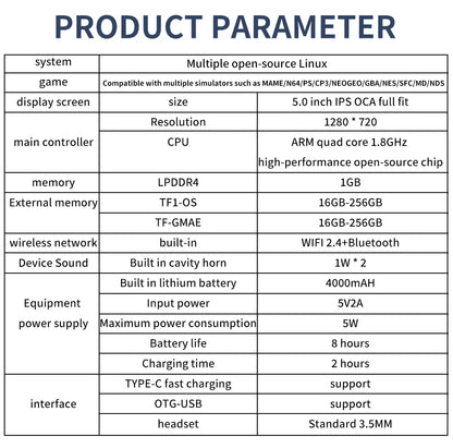 PixBox Max 3 – retro spelkonsol 5”
