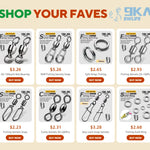 Fiskesvirvlar – 25–100 st rostfria micro barrel swivels