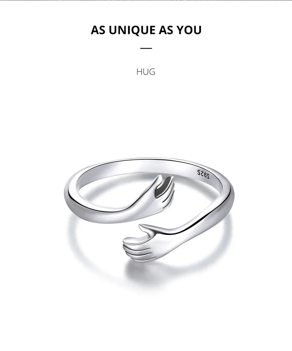 Kärleksring – öppen handdesign