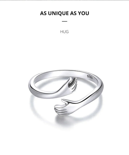 Kärleksring – öppen handdesign