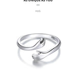 Kärleksring – öppen handdesign