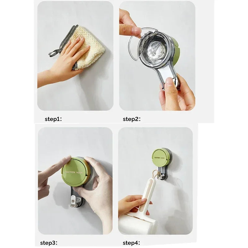 SugKrok™ – 1-30-pack Vakuumkrokar för Badrum & Kök