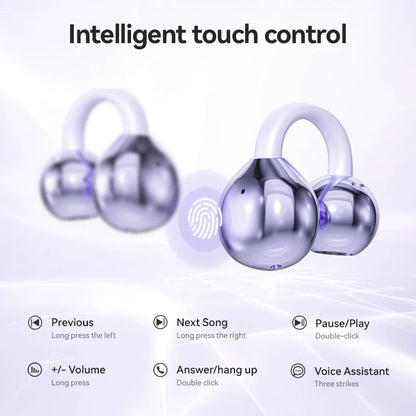 LjudKlipp™ – Trådlösa Benledningshörlurar med Bluetooth 5.3