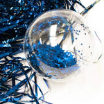Genomskinliga plastkulor – fyllbara julgransdekorationer & festornament