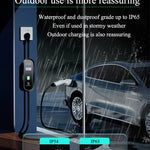 Portabel laddare elbil 3.5kW – EV laddkabel typ 1 & typ 2