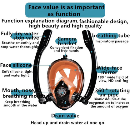 Mini dykflaska 0,5 L – snorkel & dykutrustning för undervattenssimning