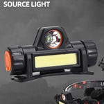 Ladattava otsalamppu – voimakas LED-valo magneetilla ja USB-liitännällä