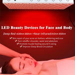 LED ljuspanel dual chip – rött & infrarött ljus för ansikte & kropp