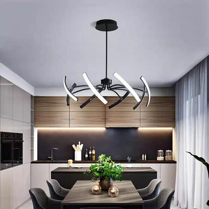 Nordisk taklampa LED – roterande design för vardagsrum & sovrum