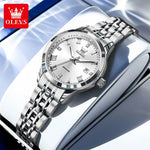 Klocka Helena (automatisk damklocka i rostfritt stål – lyxig design)