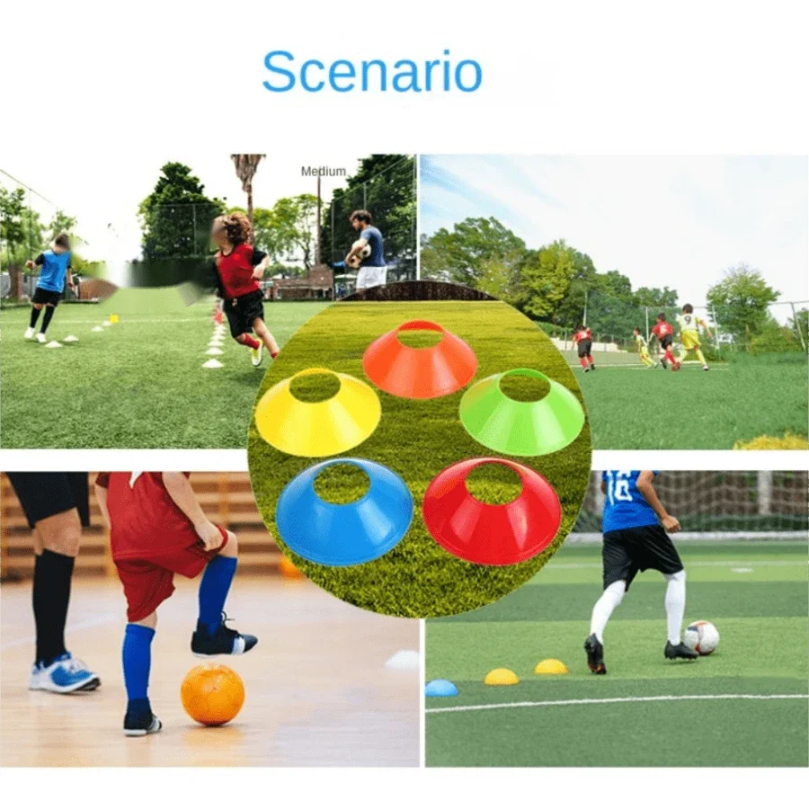 Träningskoner – Set med 10/20/30 tåliga koner för utomhusträningen