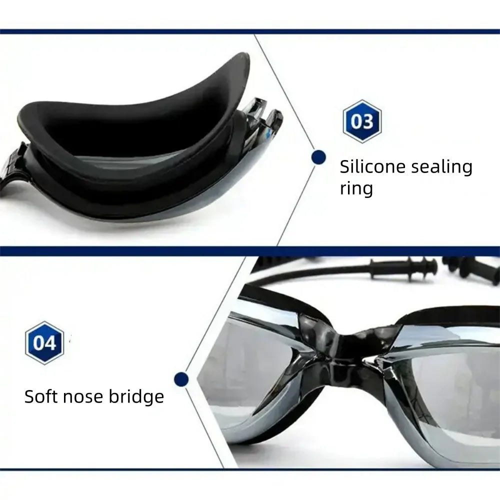 Simglasögon för vuxna – imskydd, UV-skydd & öronproppar