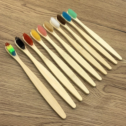 BambuTandborste™ – 10-pack Naturliga Tandborstar