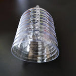 Genomskinliga plastkulor – fyllbara julgransdekorationer & festornament