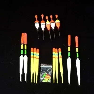 Fiskeflöten set – 15 st i olika storlekar