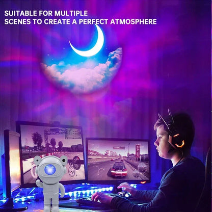 GalaxiLjus™ – Astronaut Projektorlampa med Timer