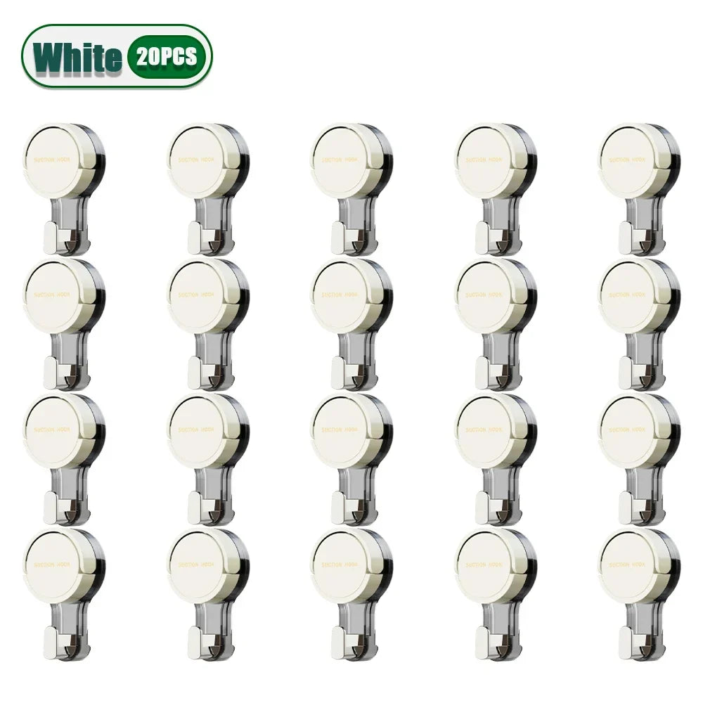 SugKrok™ – 1-30-pack Vakuumkrokar för Badrum & Kök