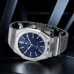 Herrklocka – rostfritt stål & datumvisning