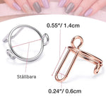 WUDU NAGLAR -  Avtagbara Nagelringar